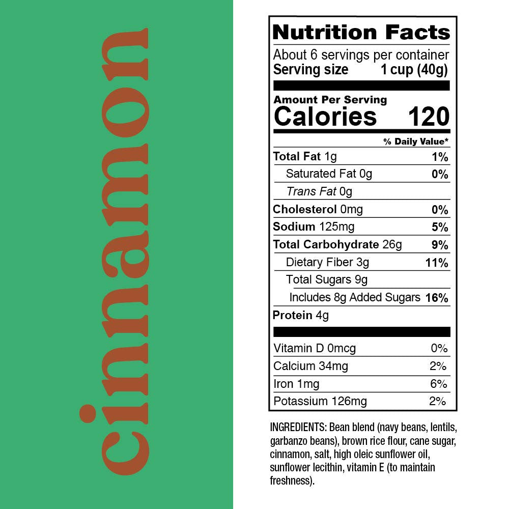 Love Grown Power O's, Cinnamon Toasted Bean & Rice Cereal, Gluten Free, Vegan, 255g/8.9 oz. Box(Imported from Canada)